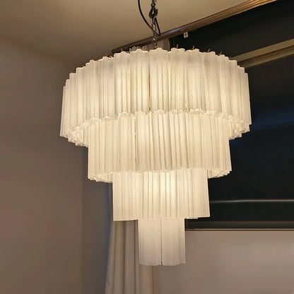 Frosted glass led chandelier for bedroom and dining room