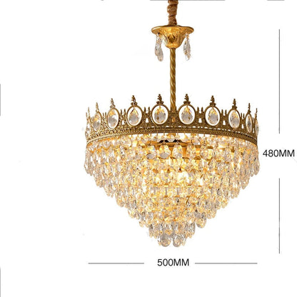 Lustre français postmoderne de luxe