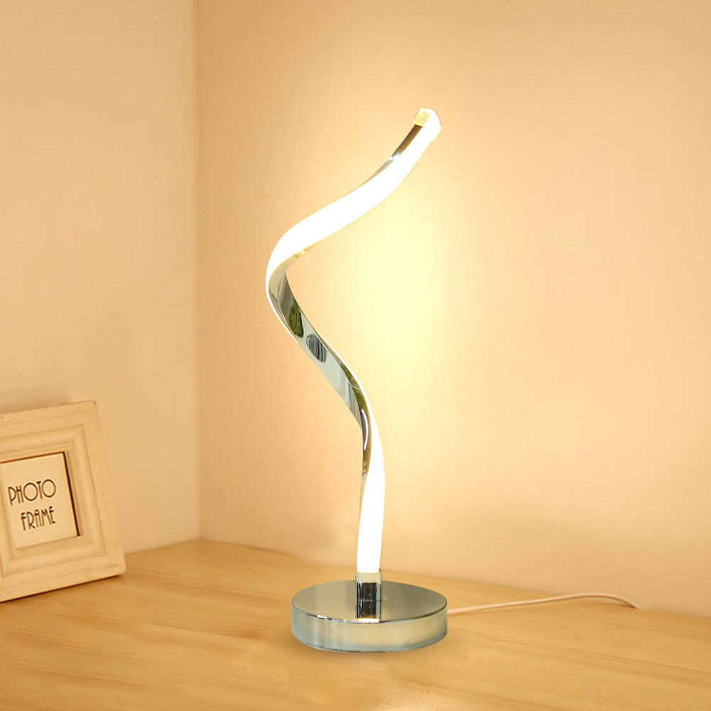 LED Lighting Desk Lamp Spiral Shape for bedroom