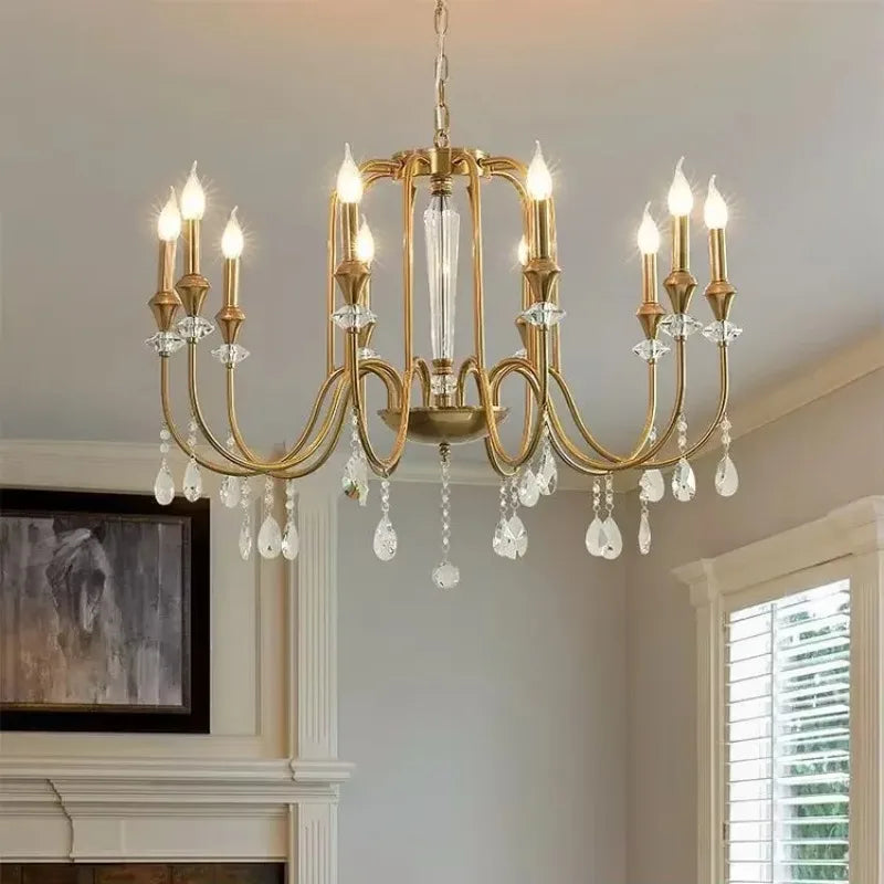 Postmoderne Kristall-Statement-Leuchte