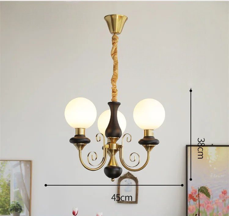 Pastorale crèmekleurige kroonluchter