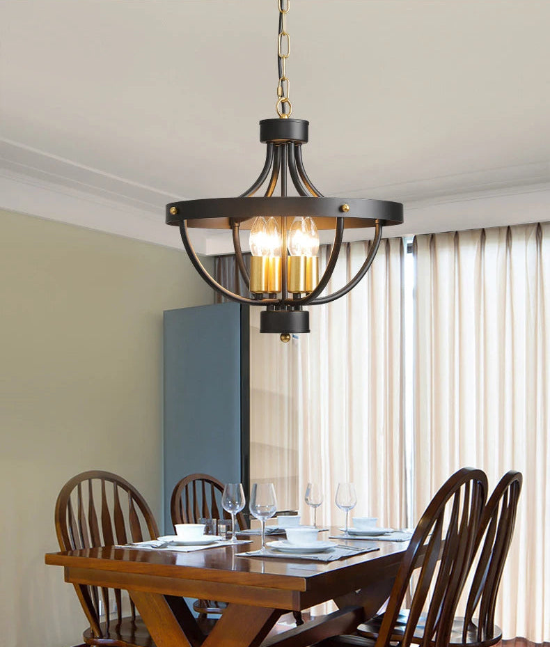 Suspension géométrique moderne de style fermier