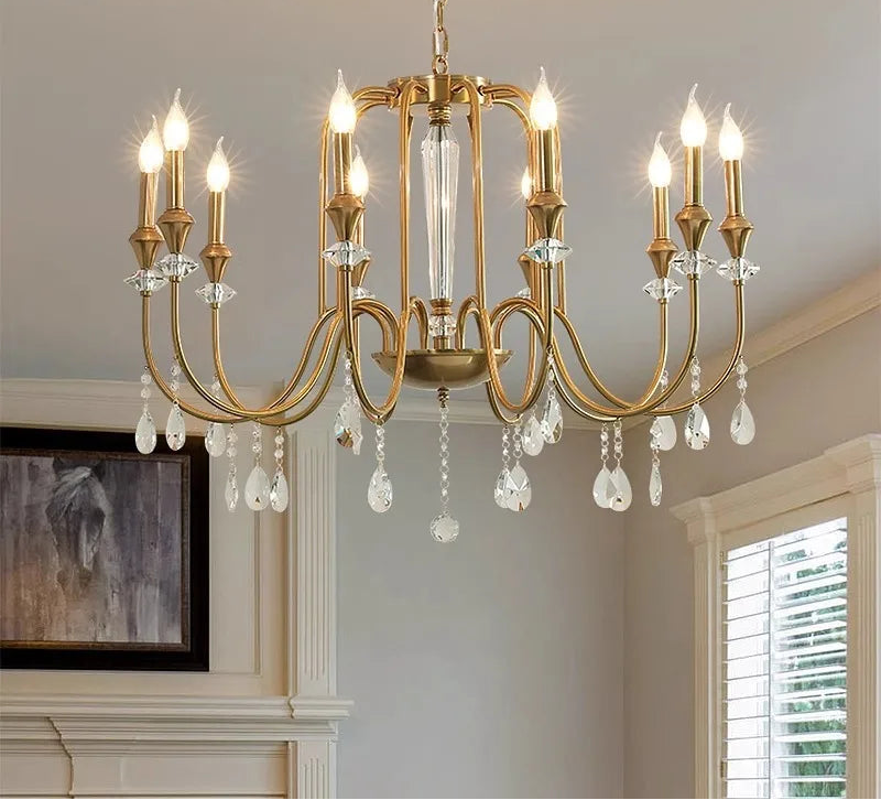 Élégant lustre en cristal