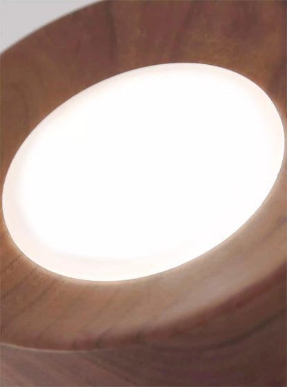 Walnut brass adjustable downlight for corridor