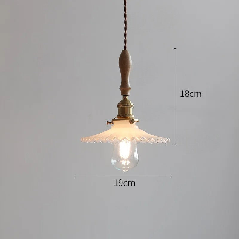 Butterfly keramische koperen LED-hanglamp voor de slaapkamer