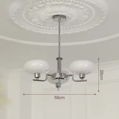 Vom Bauhaus inspirierter LED-Kronleuchter für das Wohnzimmer