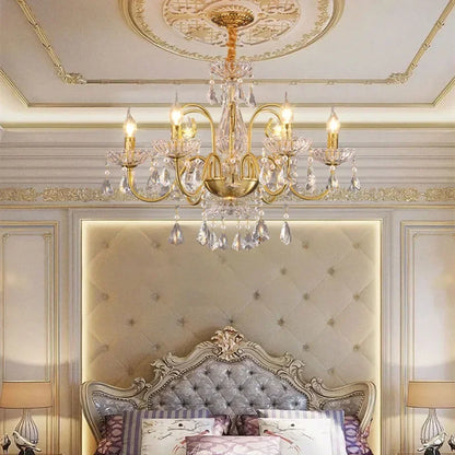 Villa crystal candle centerpiece