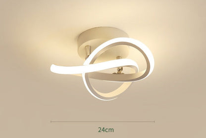 Modern geometrisk form LED-lampa för tak