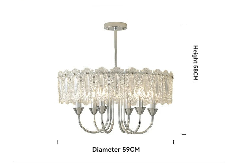 Französischer antiker Kristallleuchter für das Schlafzimmer