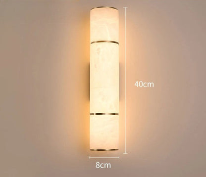 Luxe marmeren wandlamp