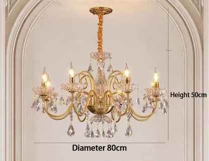 Villa crystal candle centerpiece