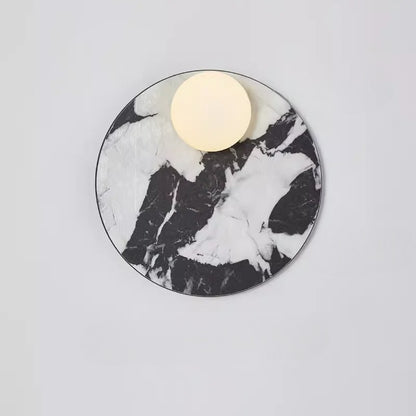 Minimalistisk vägglampa i marmor för hotell