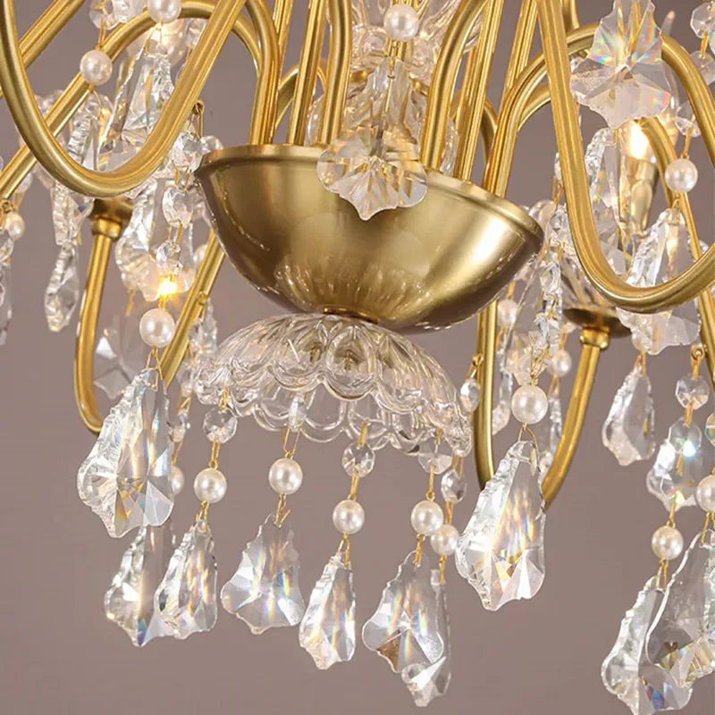 Villa crystal candle centerpiece