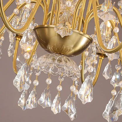 Villa crystal candle centerpiece