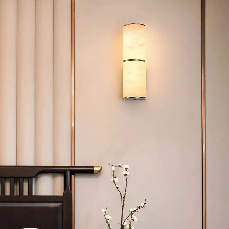 Luxury marble wall lamp