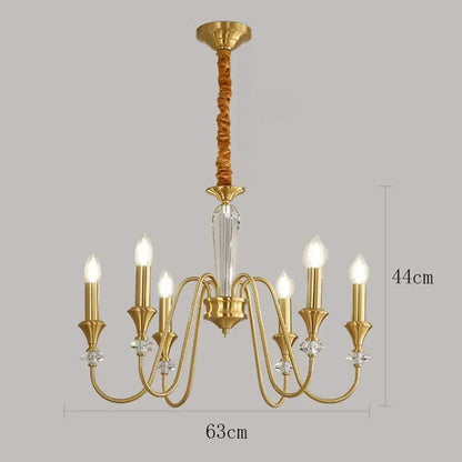 Boerderij kaarsen kroonluchter