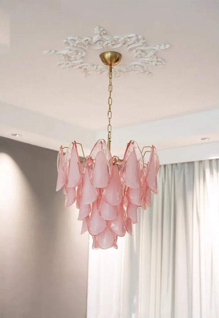 Königlicher Kristall-Blütenblatt-Kronleuchter