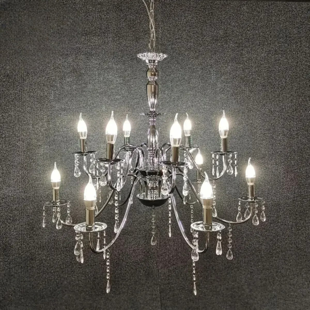 Gilded wedding salon chandelier