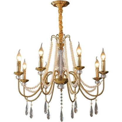 Lustre de hall d'entrée en cristal K9 e14