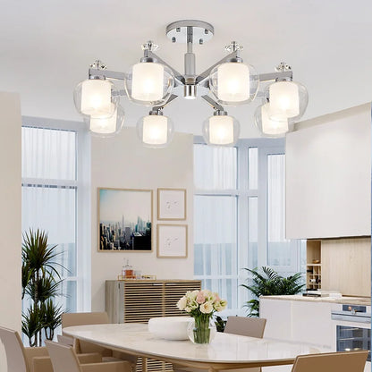 Moderne LED-kroonluchter voor eettafel en studeerkamer