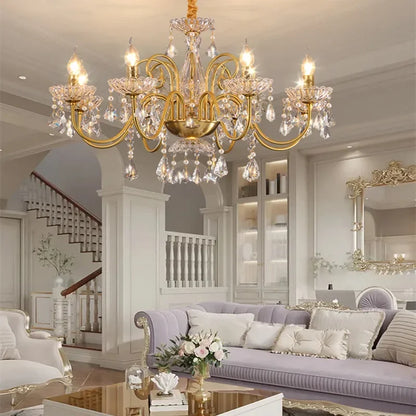 Villa crystal candle centerpiece