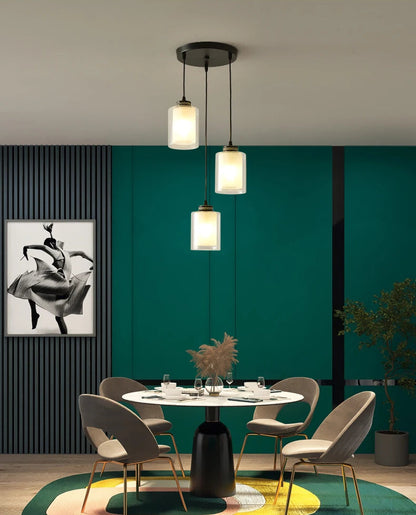 Nordic chandelier for high ceiling staircase