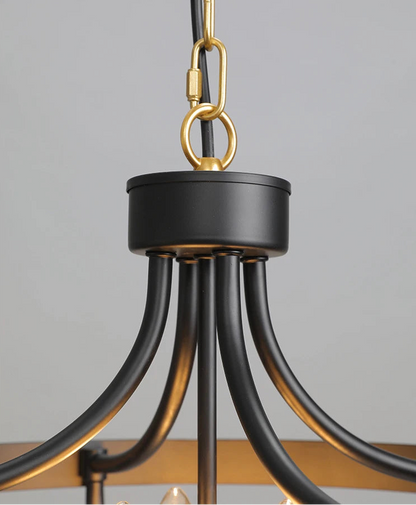 Suspension géométrique moderne de style fermier