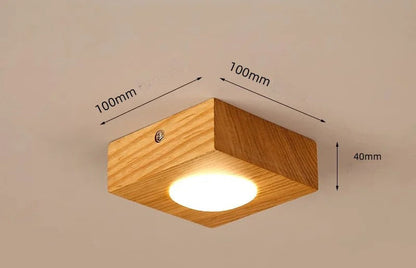 Walnut brass ceiling spotlight for kitchen island