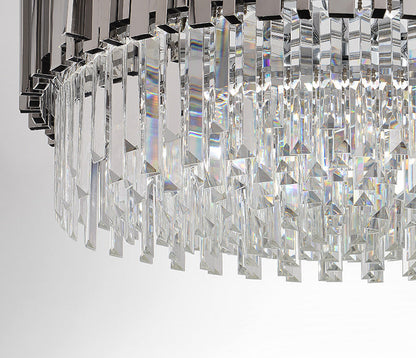 Silver Crystal Chandelier