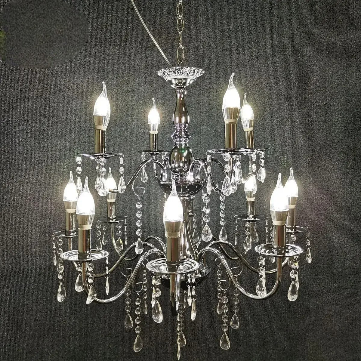 Gilded wedding salon chandelier