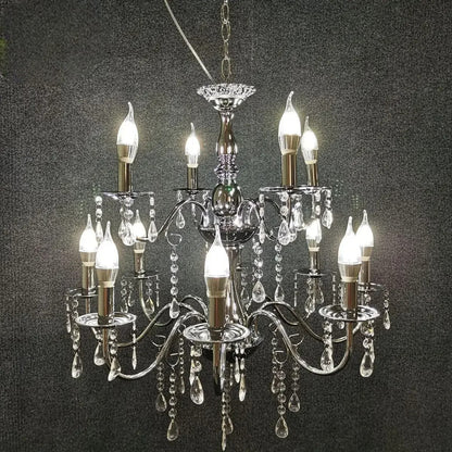 Gilded wedding salon chandelier