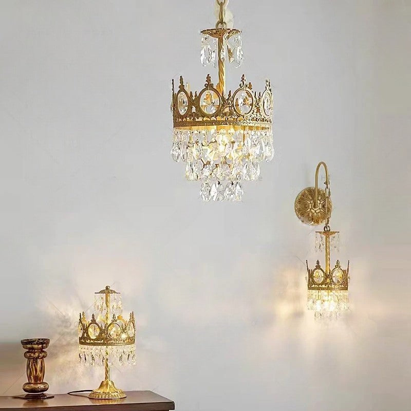 Lustre français postmoderne de luxe