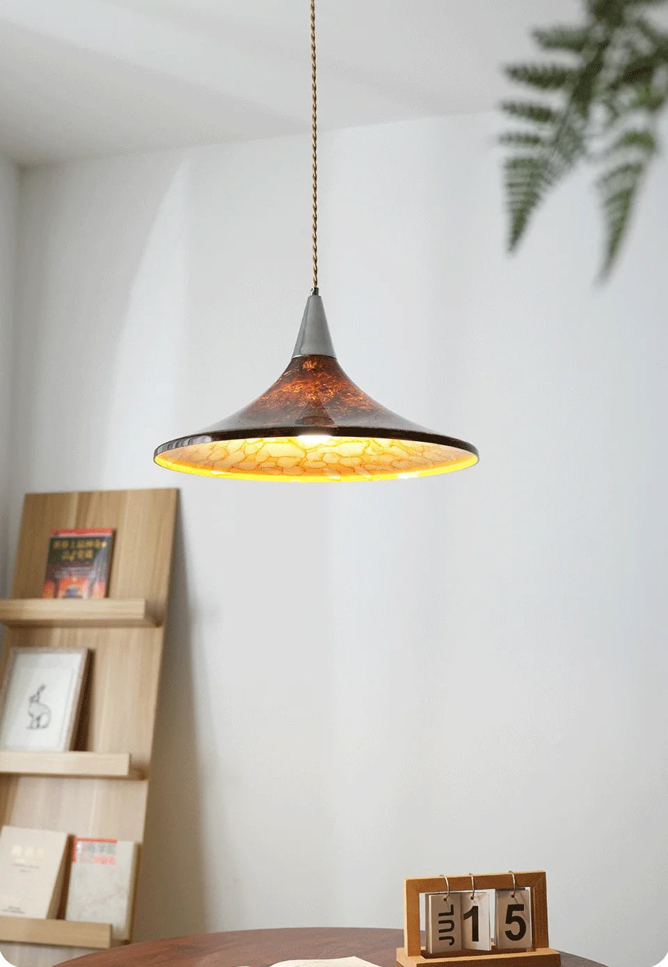 Fransk pendellampa från mitten av 1900-talet