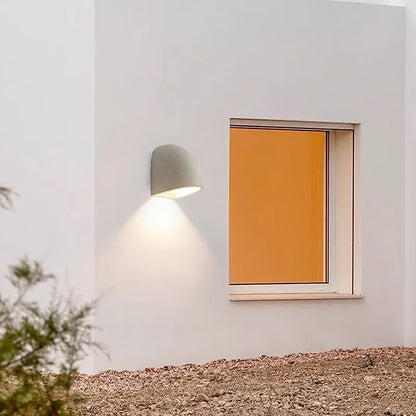 Lampe murale d'extérieur en ciment, résistante à l'eau, pour terrasse