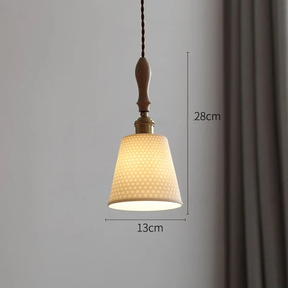 Butterfly keramische koperen LED-hanglamp voor de slaapkamer