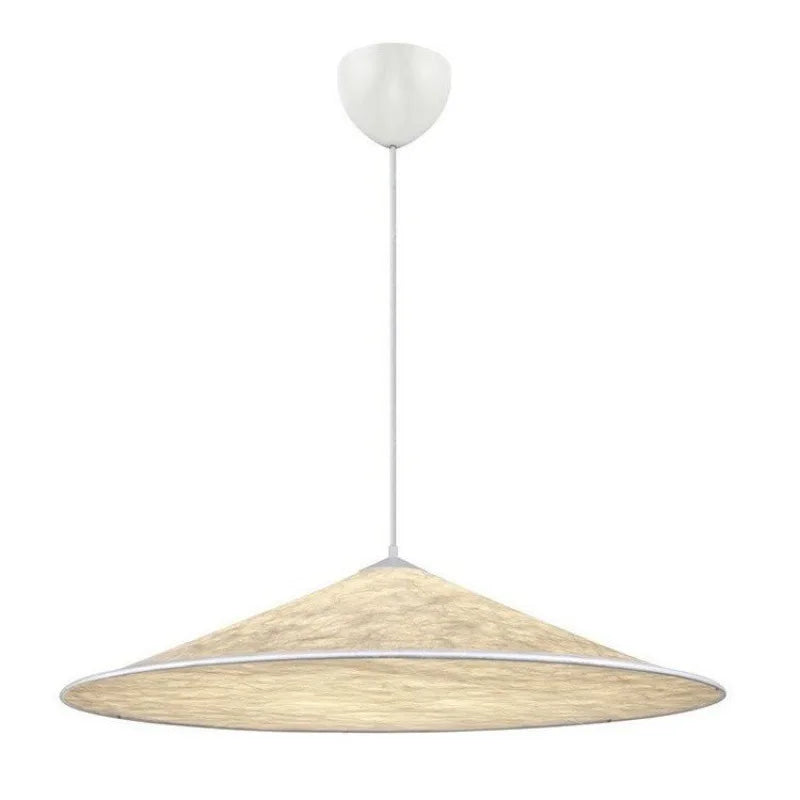 Japanese silk pendant light