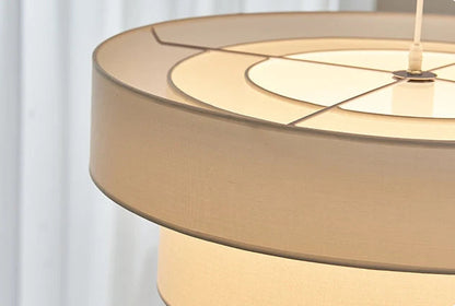 Suspension textile Zen pour chevet