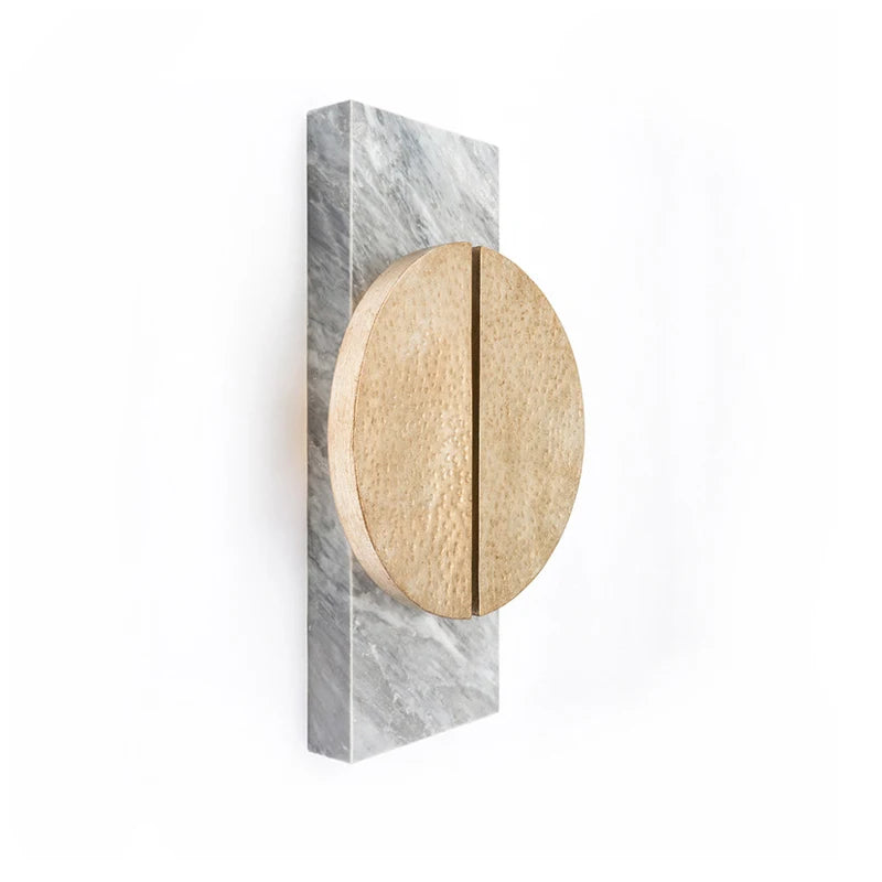 Post modern marble wall lamp