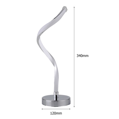 LED Lighting Desk Lamp Spiral Shape for bedroom