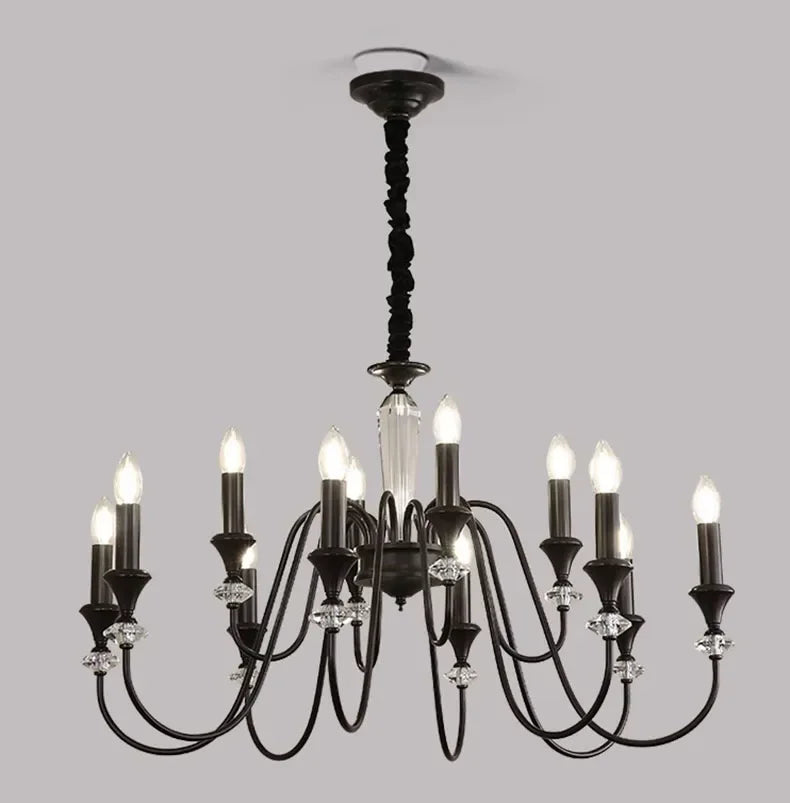 Boerderij kaarsen kroonluchter