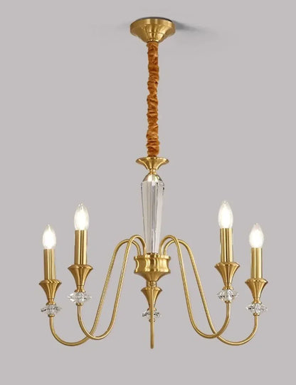 Boerderij kaarsen kroonluchter