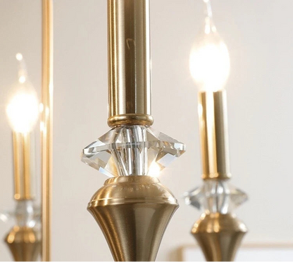 Élégant lustre en cristal