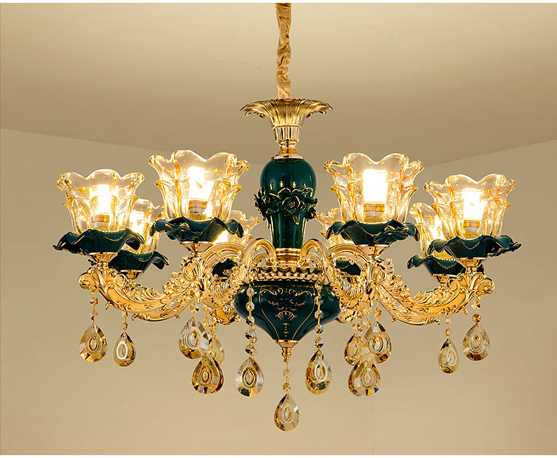 Vintage Ceramic Chandelier