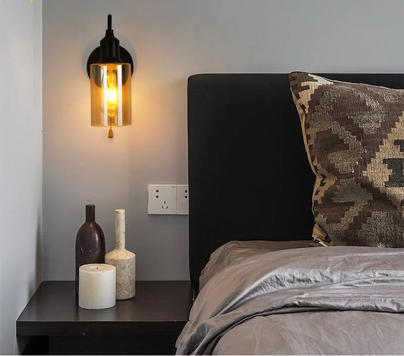 Applique murale industrielle rétro