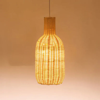 Rotan vintage hanglamp