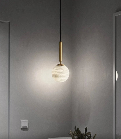 Marmer steen premium hanglamp