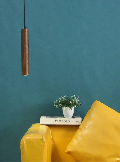 Minimalistische houten Scandinavische hanglamp