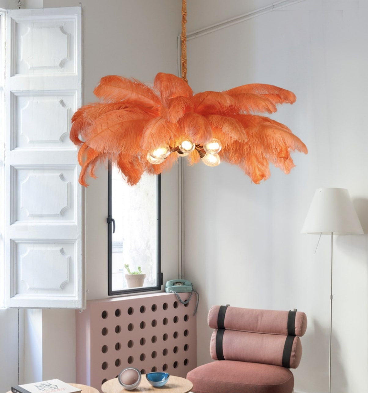 Feather Ceiling Light