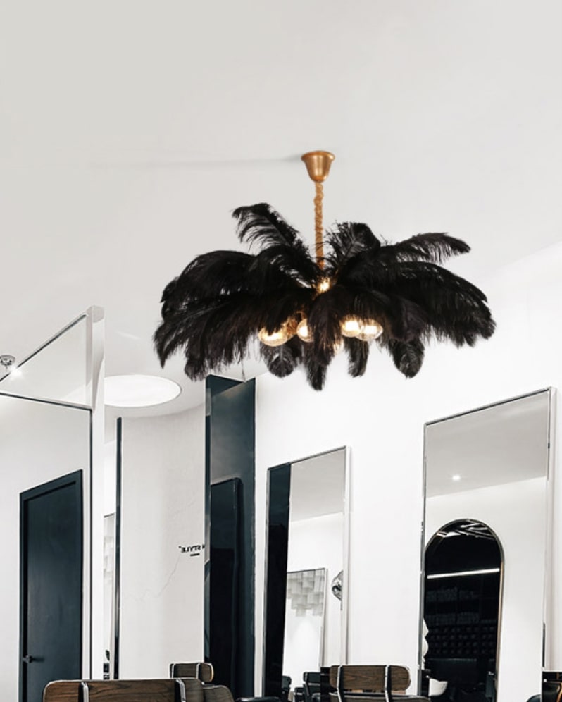 Feather Ceiling Light