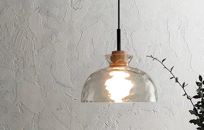 Suspension en verre de style nordique pour îlot de cuisine